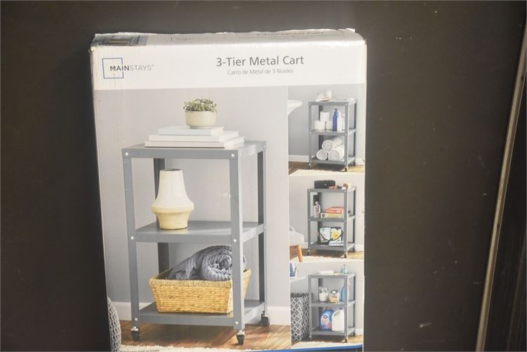 Mainstays 3-Shelf Metal Cart