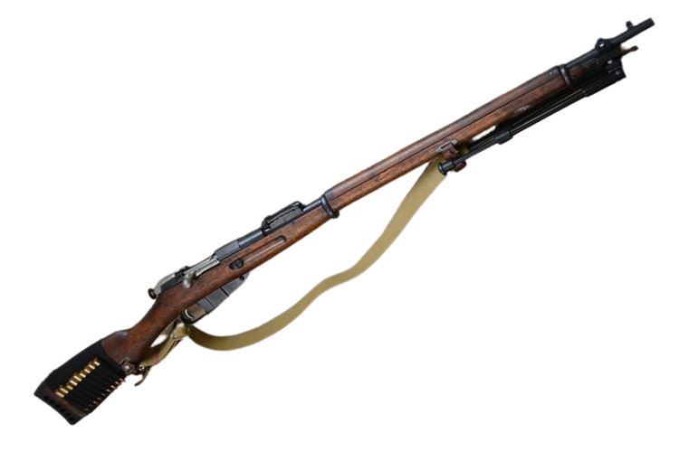 1896 Model 1891 Mosin Nagant Rifle with stand