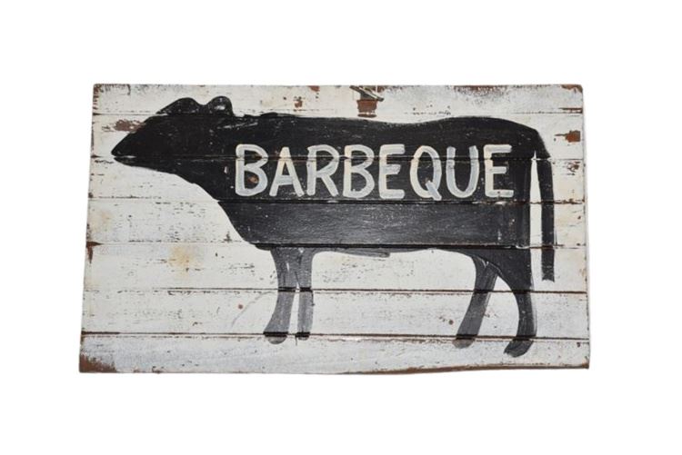 Painted BBQ Sign