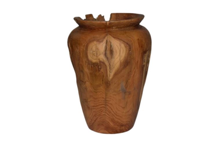 Solid Wood Vase