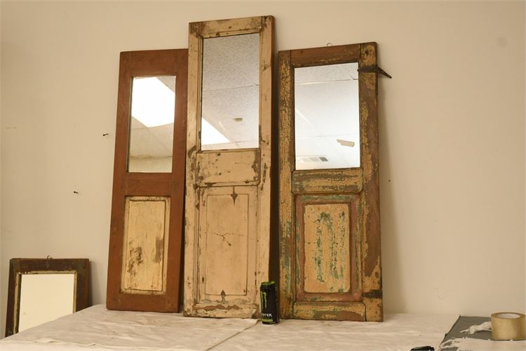 Three (3) Mirrored Door Panels