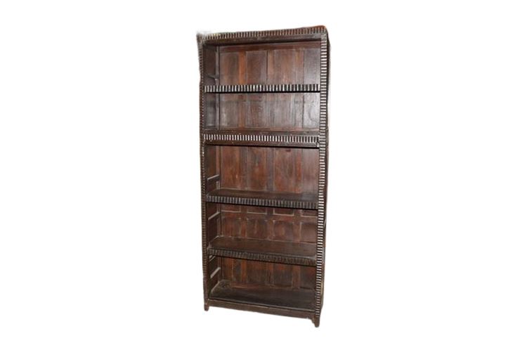 Carved Wood Bookcase