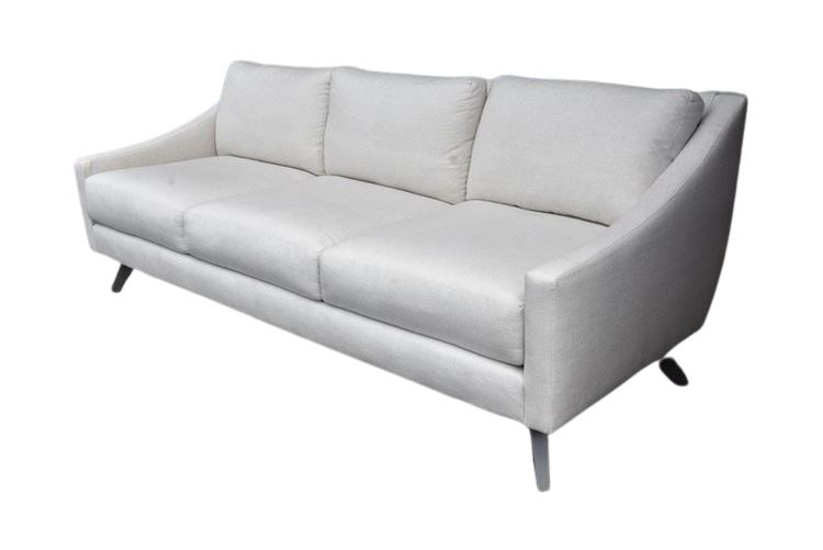 Rowe Furniture White Sofa (Like New)