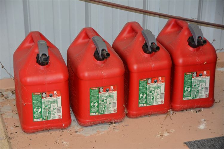Four (4) Gas Cans