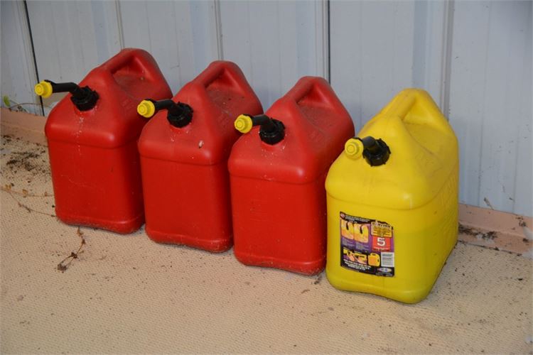 Four (4) Gas Cans