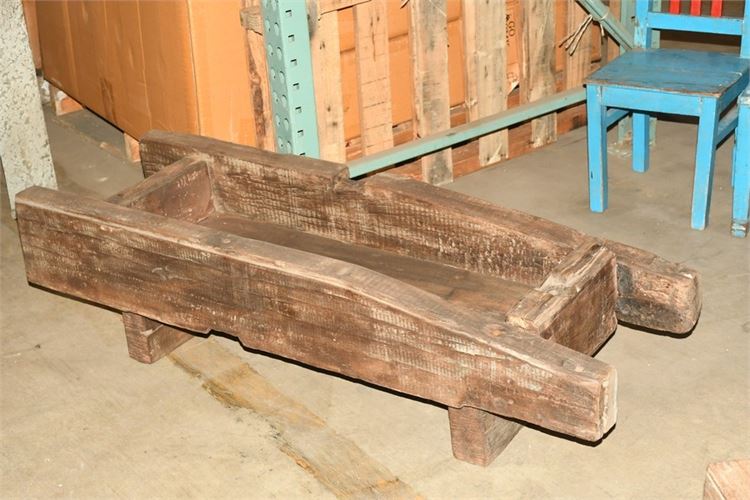 Rustic Wooden Trough