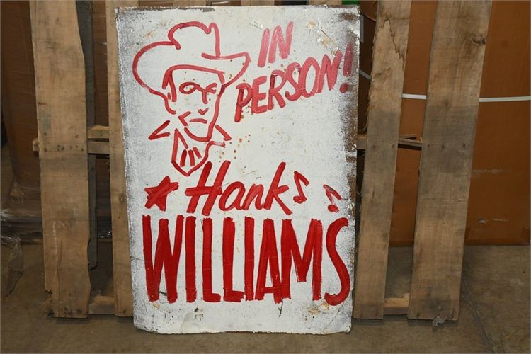 Hank Williams Tin Sign