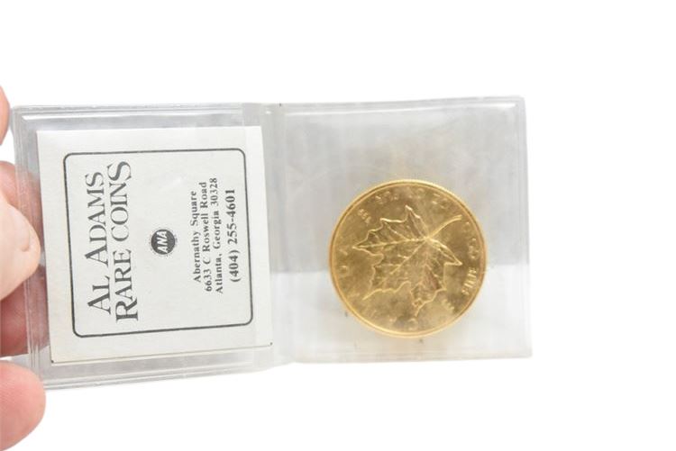 Canadian Maple Leaf Gold Coin