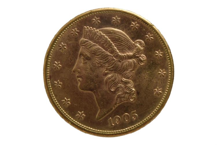 1905 $20 Liberty MS-63