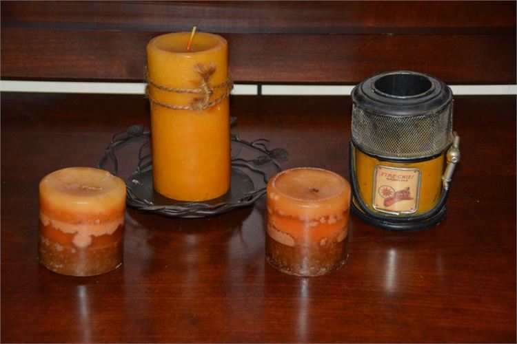 Group Candle Holders and Candles