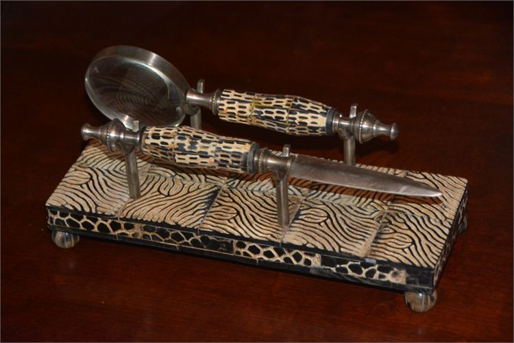 Magnifying Glass and Letter Opener Set