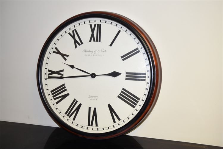Sterling & Noble Farmhouse Wall Clock