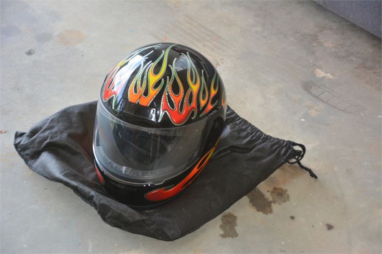Flamed Helmet Size S