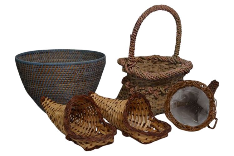 Group Woven Baskets