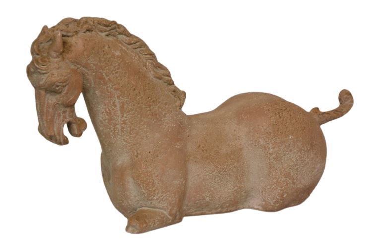Tang Standing Horse Figure