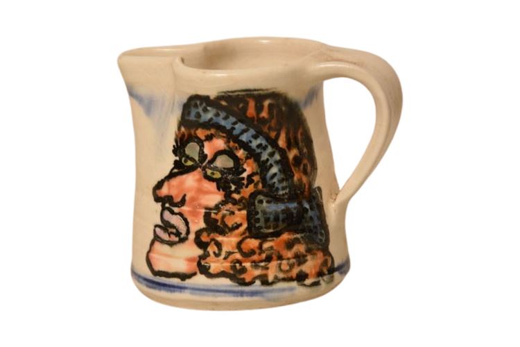 Painted Pottery Pitcher