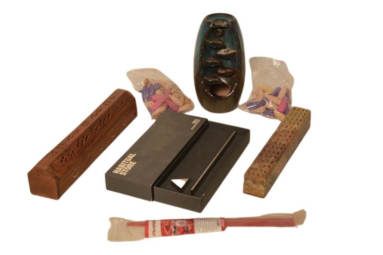 Group Incense Burners and Incenses