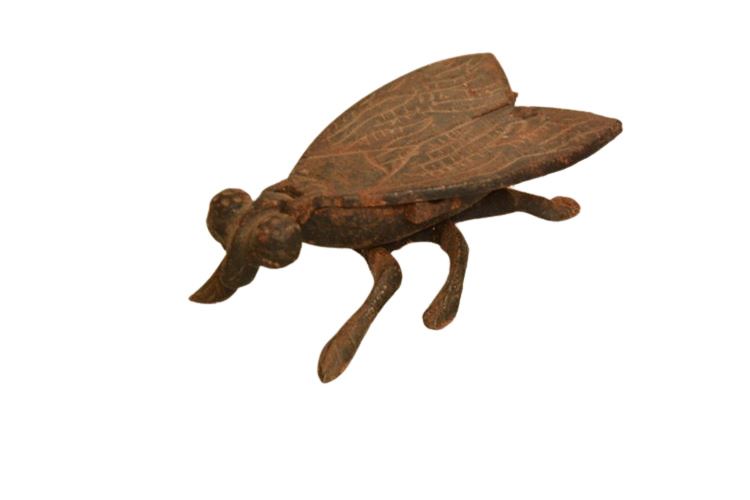 Vintage Metal Bug Figure