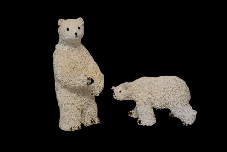 Two (2) Polar Bear Figurines