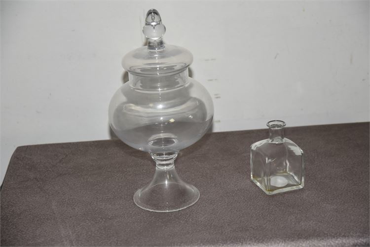 Two (2) Glass Containers
