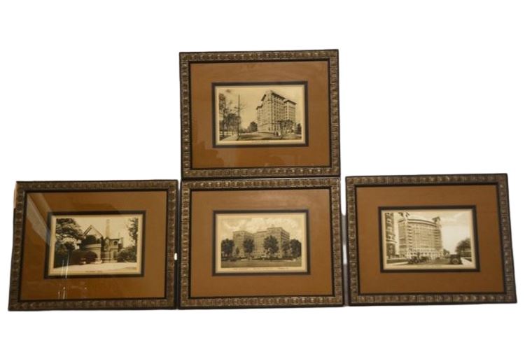 Four (4) Framed Photo Prints