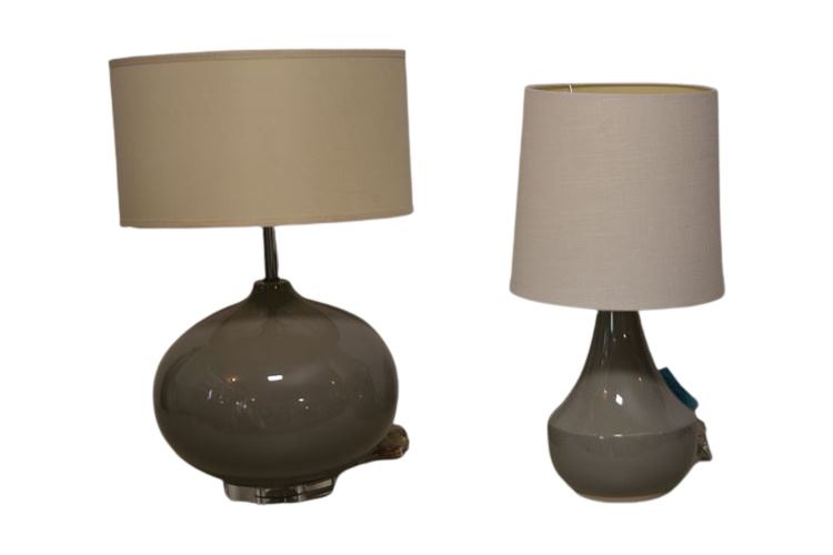Two (2) Modern Table Lamps