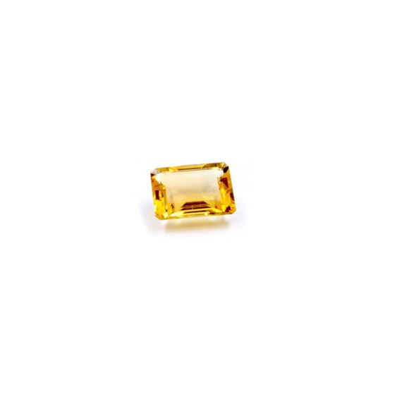 6 Carat Natural Yellow Golden Citrine Emerald Cut Loose Gemstone