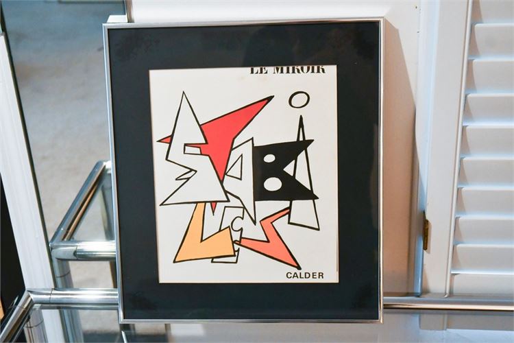 Alexander Calder Derriere Le Miroir No. 141 Lithograph