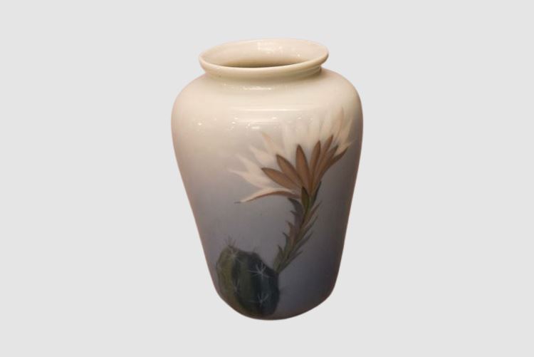 Royal Copenhagen Vase with Cactus