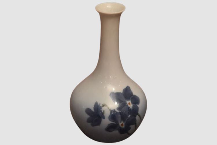 Bing & Grondahl B&G Copenhagen Vase Blue Flowers