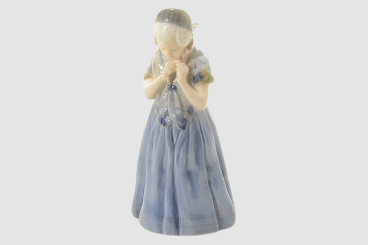 Royal Copenhagen Bornholm Girl Porcelain Figurine