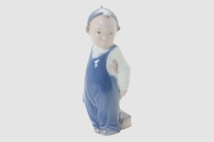 Royal Copenhagen Boy With Broom Figurine