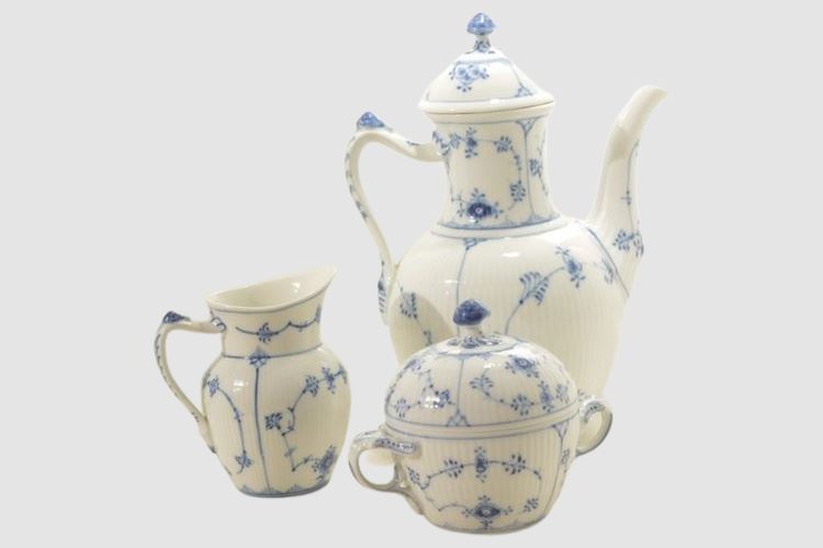 Three (3) Royal Copenhagen Porcelain China Pieces