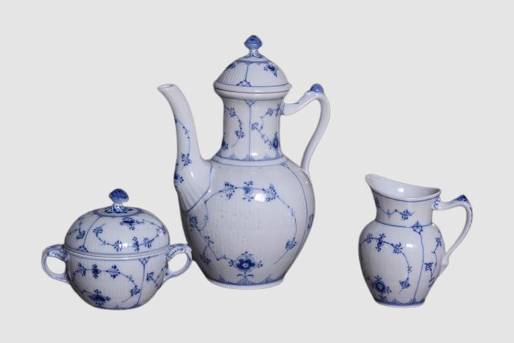 Three (3) Royal Copenhagen Porcelain Service Items