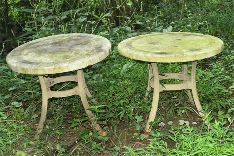 Pair Outdoor Tables
