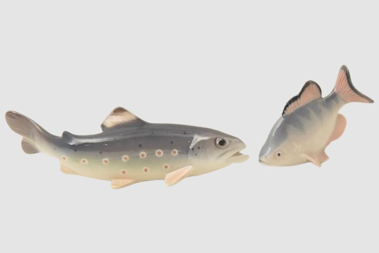 Trout, Bing & grondahl fish figurine Royal Copenhagen Fish Figurine