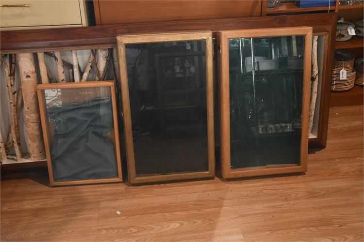 Three (3) Display Cases