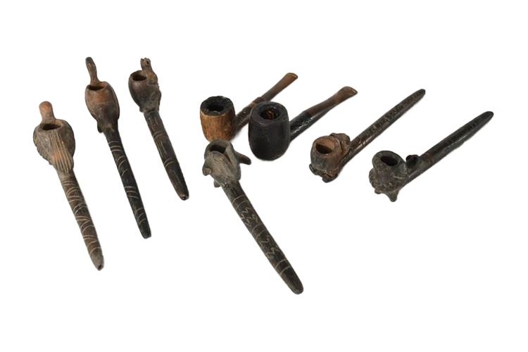 Group Antique Pipes