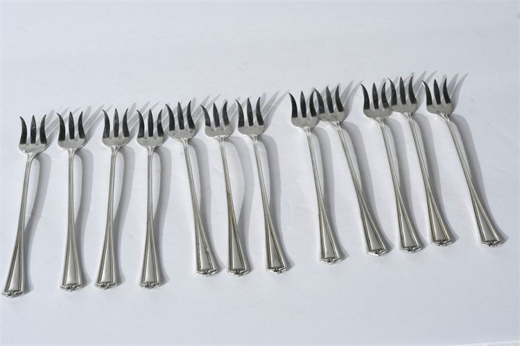 Twelve (12) Sterling Silver Forks