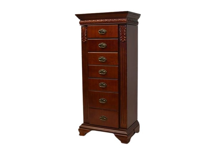 Standing Jewelry Armoire Cabinet