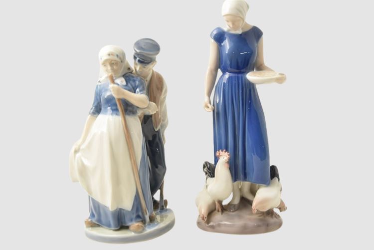 Bing & Grondahl / Royal Copenhagen Porcelain Figures