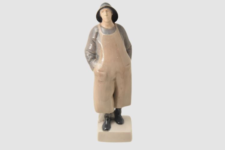 Royal Copenhagen Denmark Fisherman Figurine