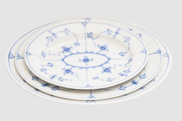 Royal Copenhagen Blue Fluted Plain Plates