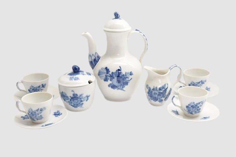 Royal Copenhagen Blue Flower Partial Tea Service