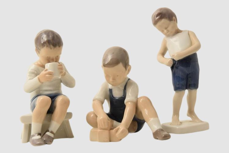Three (3) Bing & Grondahl Figurines