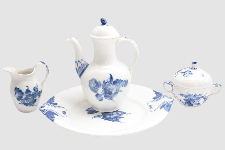 Royal Copenhagen Blue Flower Partial Tea Service