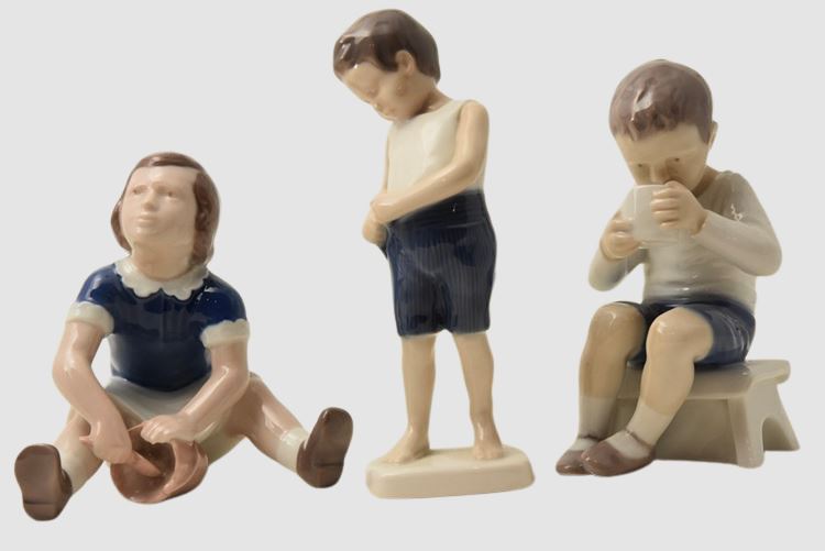 Three (3) Bing & Grondahl Figurines