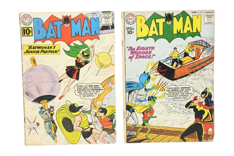 Batman #140 Silver Age  Batman #141 - 2nd Bat-Girl 1st Clockmaster