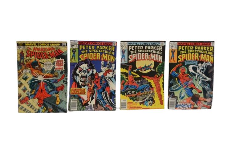 The Spectacular Spider-Man #7 #22 #6 The Amazing Spider-Man #123
