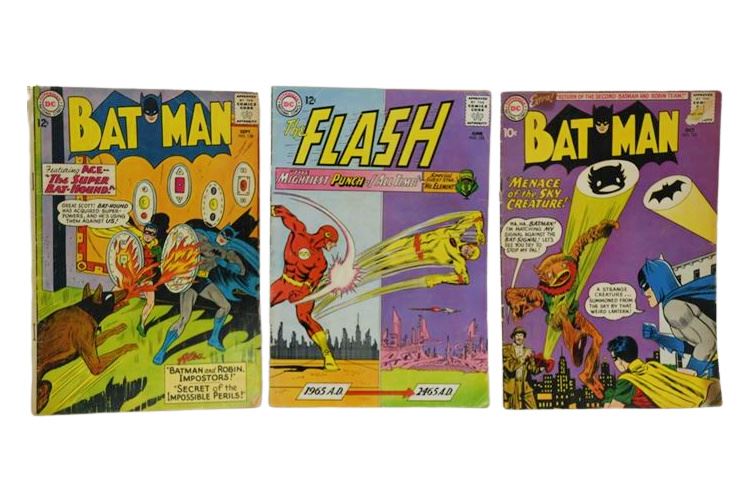 DC Comics Batman #135 #138 and Flash #153